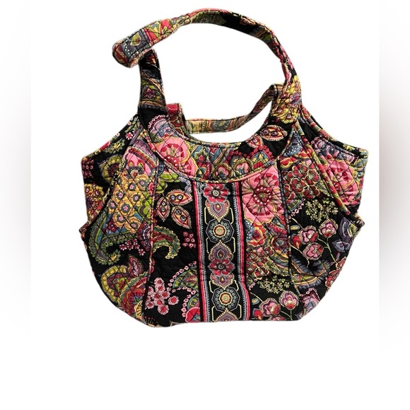 Vera Bradley Symphony In Hue Multicolor Cotton Hobo Bag - Picture 1 of 6